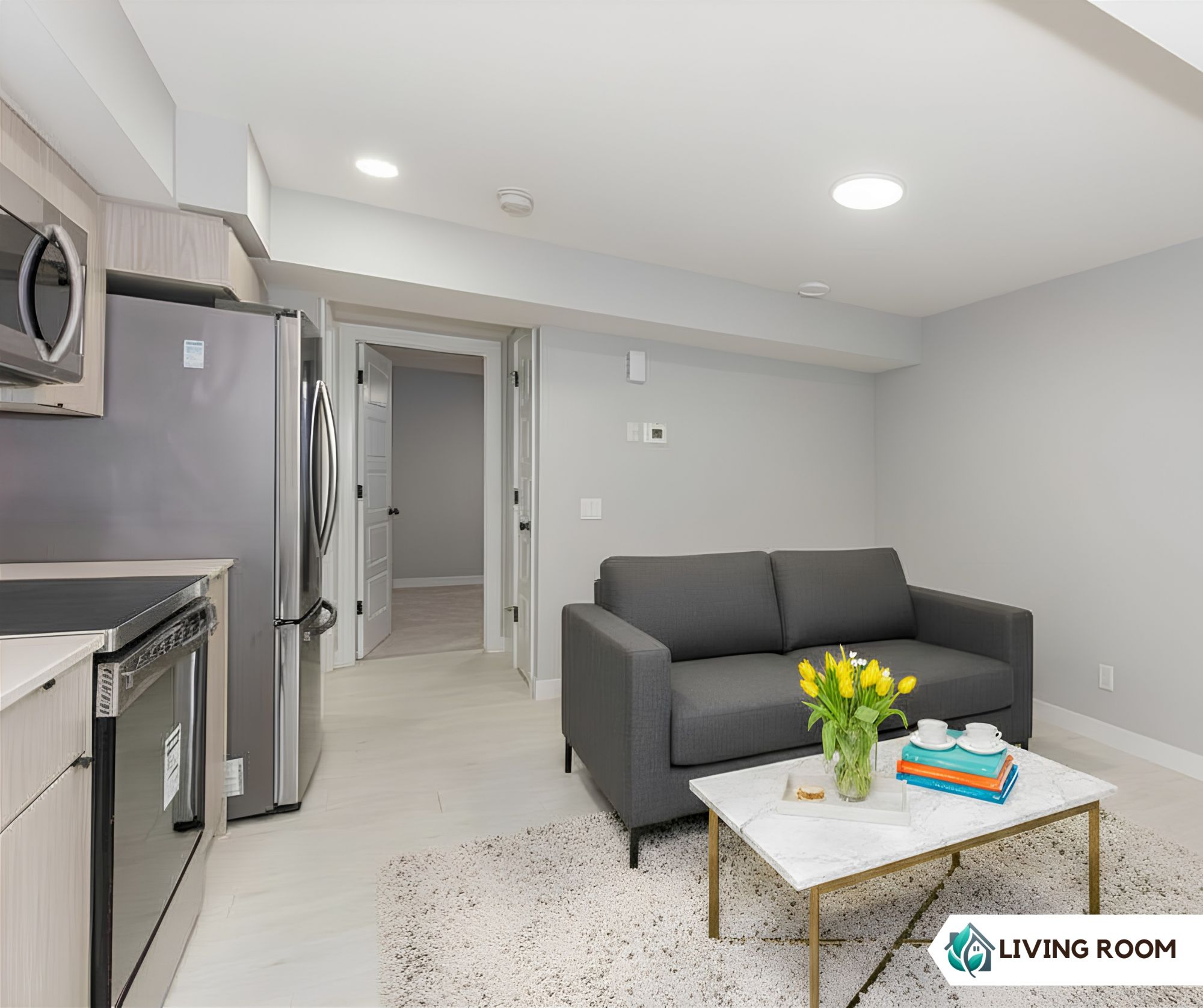 Beautiful air-conditioned one-bedroom basement suite @ Chappelle